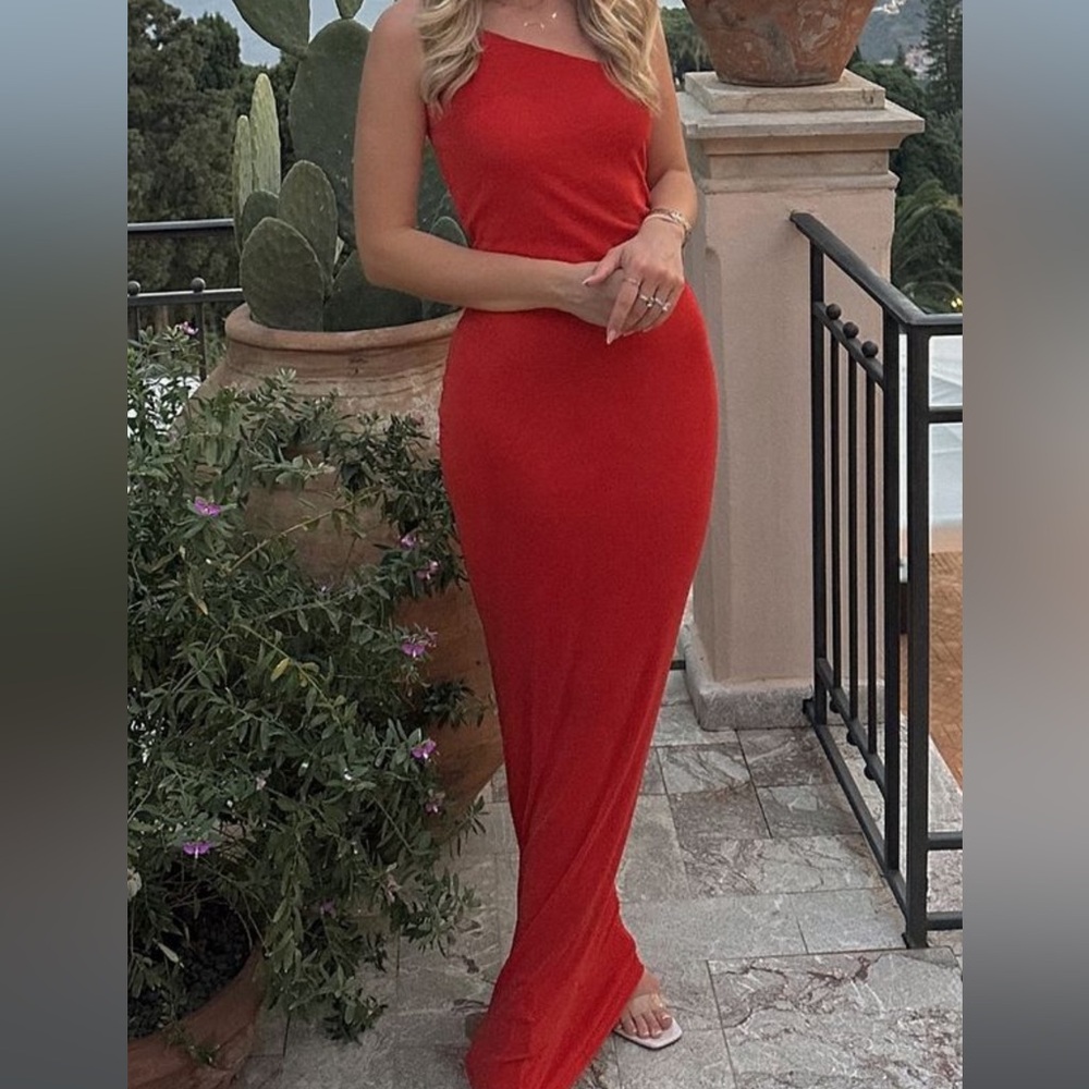 Missguided red 2 piece set